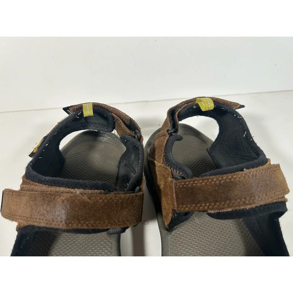 Teva Hudson Mens Brown Suede Leather Hiking Sport Sandals Size 12 1127852